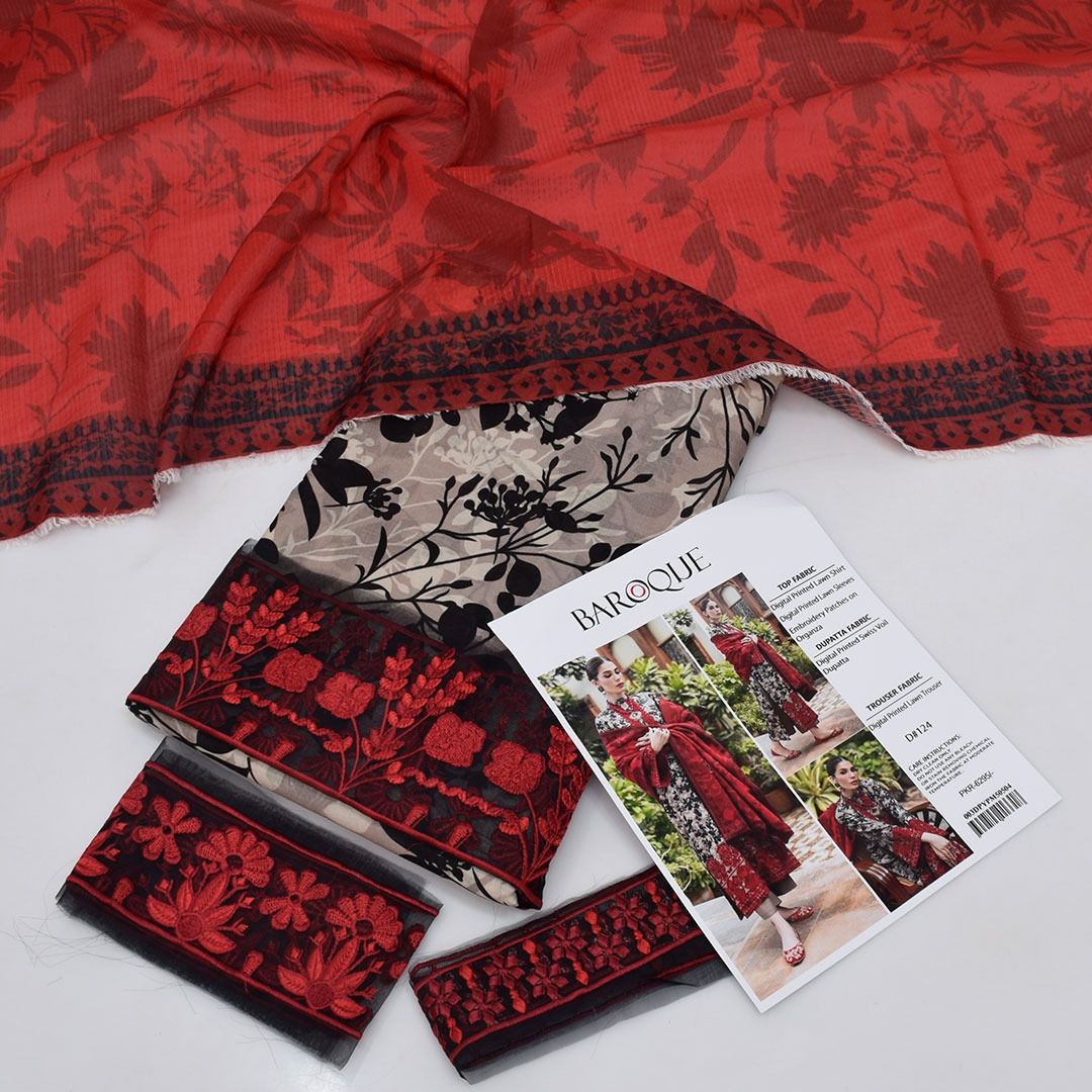 Baroque – Premium Lawn Casual Dress